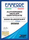 Сертификат дилерства Emmerre (Эммерре)