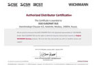 Сертификат дилерства Wichmann (Вихьманн)