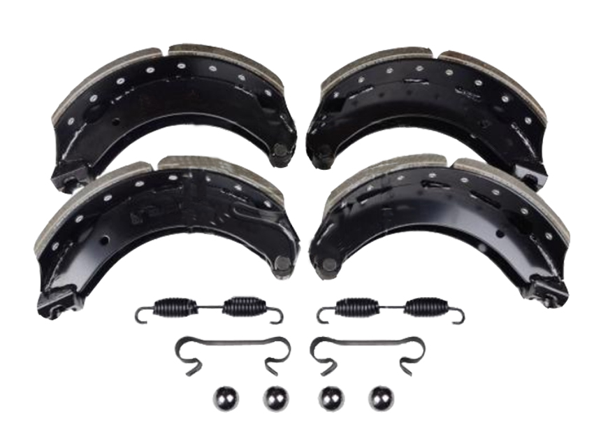 Templin / 030402228408 - set of brake pads with linings + springs and shackles